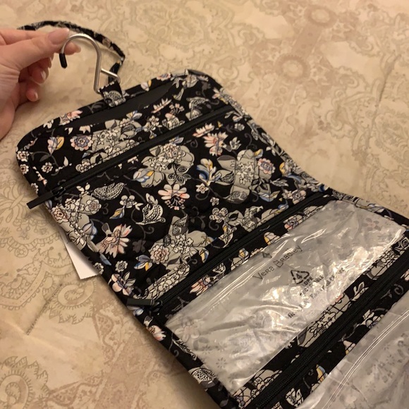 Vera Bradley Quilted Floral Makeup/Jewelry Travel Case - Picture 7 of 11